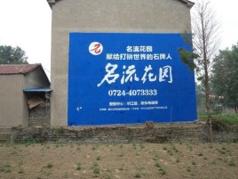 河池农村墙体广告的长尾效应