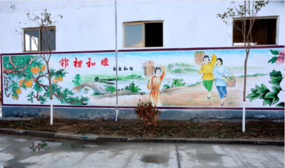 河池乡镇文化墙 乡风文明焕发新活力